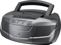 Portable AM/FM Boombox with CD and Cassette Player Pack of 2 D731163