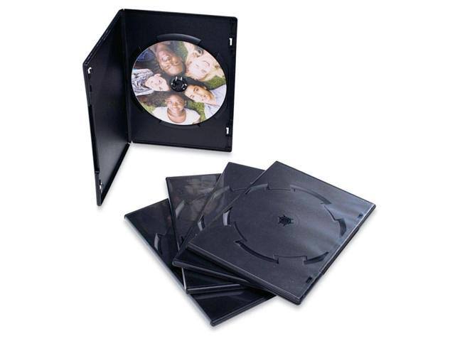 Black Case of 100 CD-DVD Video Trimcases H4008