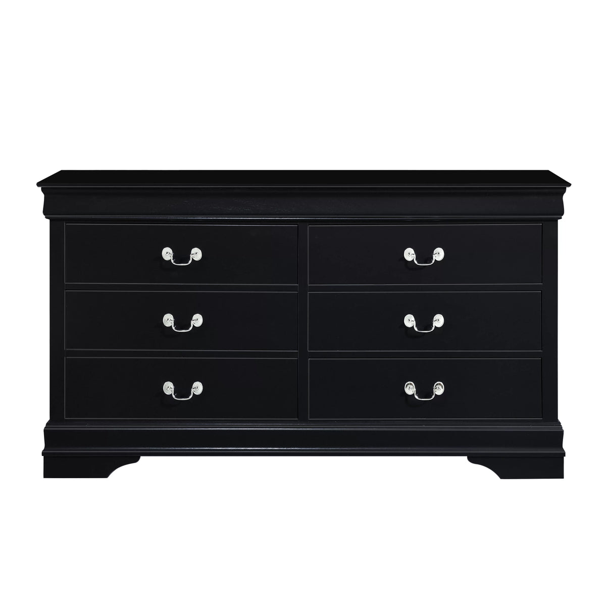 Black 6 Drawer Dresser A404346