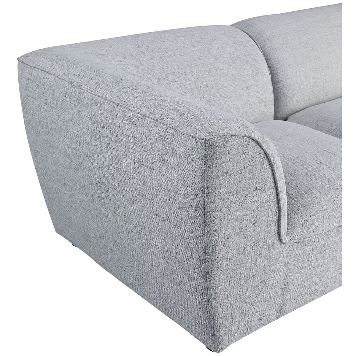 Grey Linen Textured Modular Sofa T33742