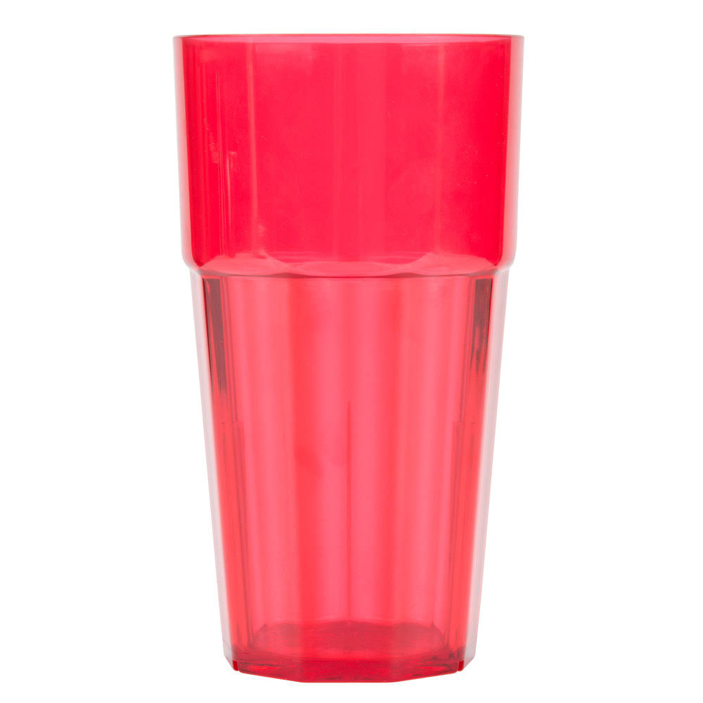 Red Poly Tumbler Glass N5271
