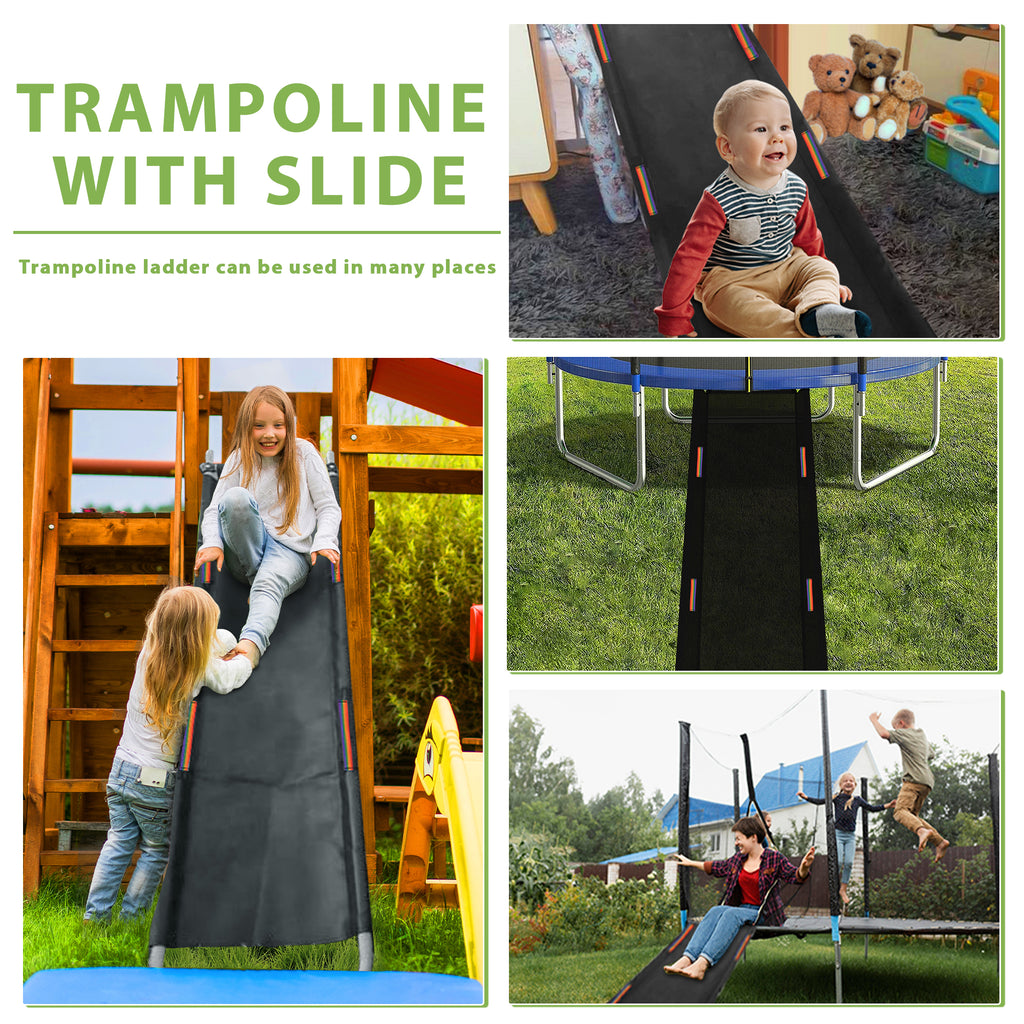 Trampoline Slide with Handles and Ladder Kit for Children Z915189