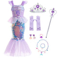 Sequins Mermaid Princess Party Dress for Toddler Kids Baby E96171