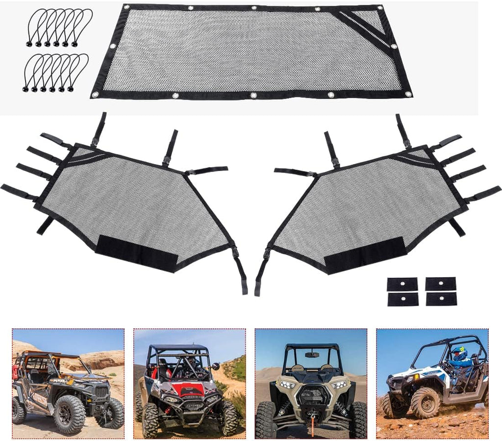 Pack of 2 Roll Cage Mesh Window Nets for Polaris RZR PRO XP/4 T434841