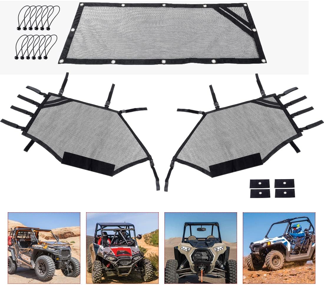 Pack of 2 Roll Cage Mesh Window Nets for Polaris RZR PRO XP/4 T434841