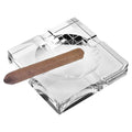 7x22 Hand-Cut Crystal Cigar Ash Tray U14006
