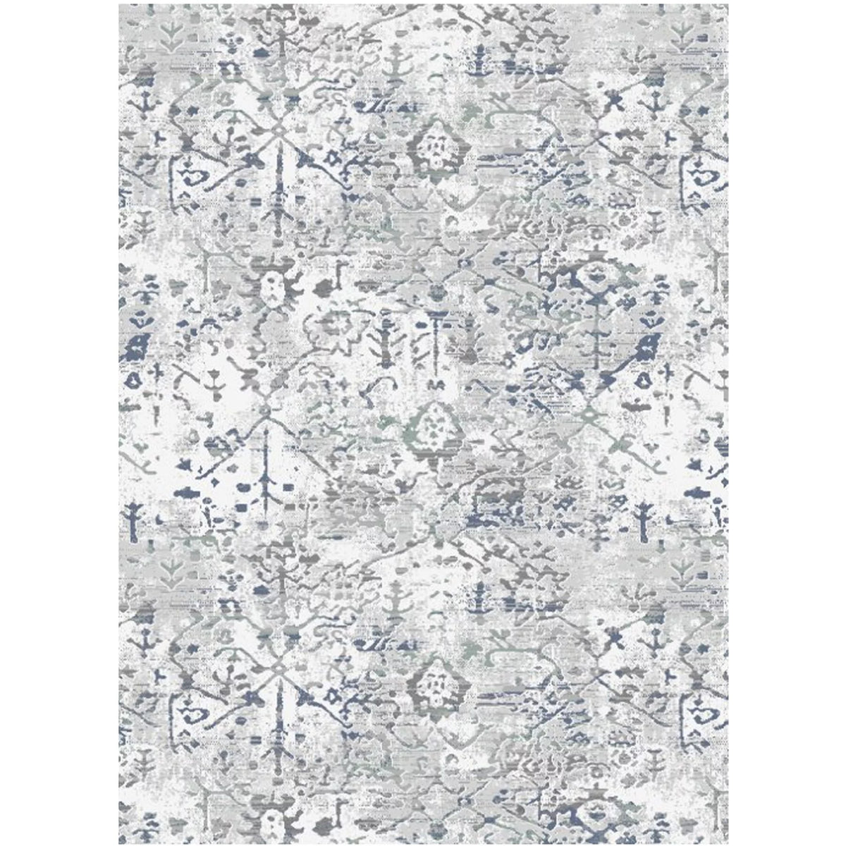 5'3" Round Multi Area Rug Z4413