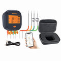 WiFi Meat Thermometer with 4 Probes & Hard Carrying Case E29365