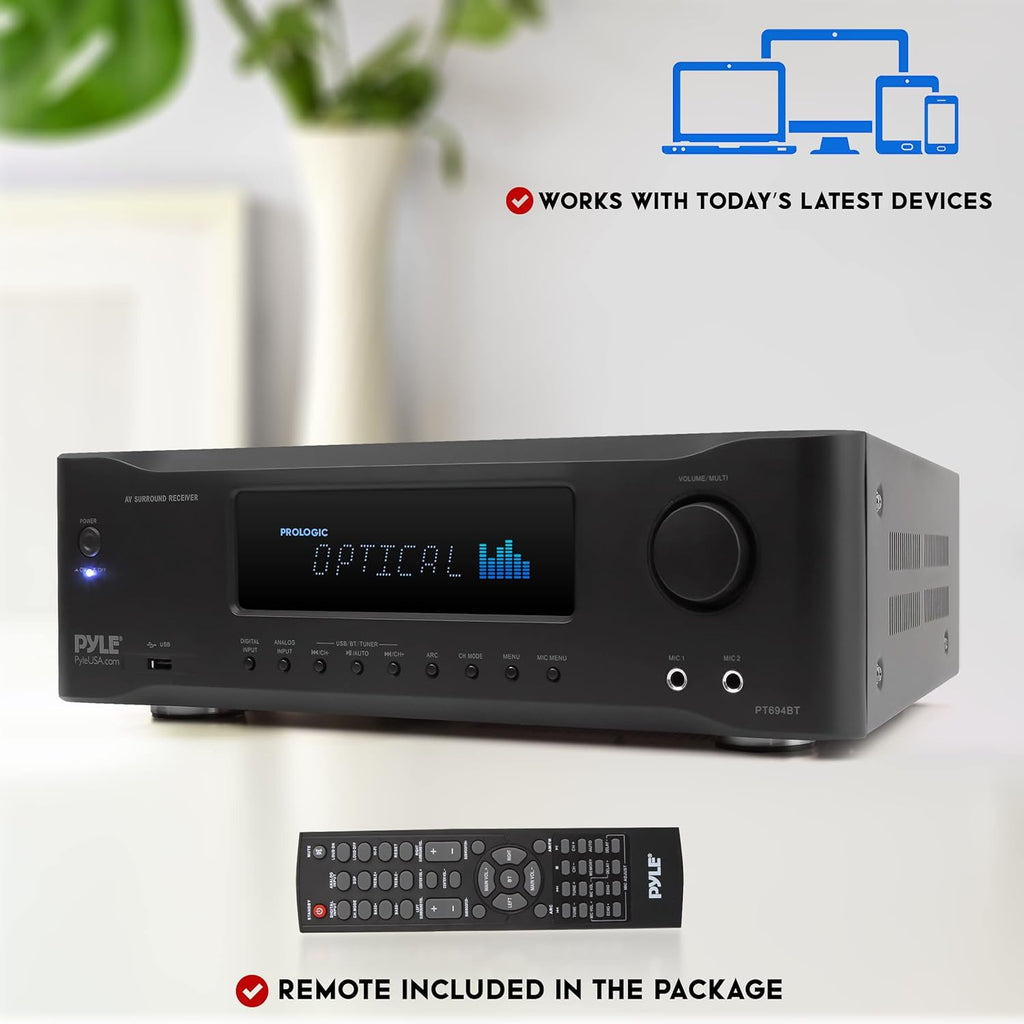 5.2-Channel Bluetooth Stereo Amplifier T127