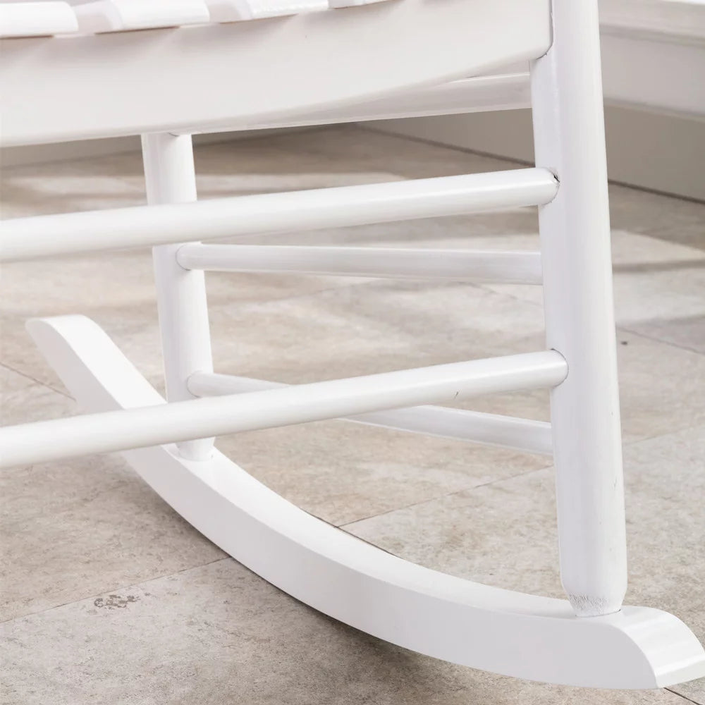 White Wood Rocking Chair W4629