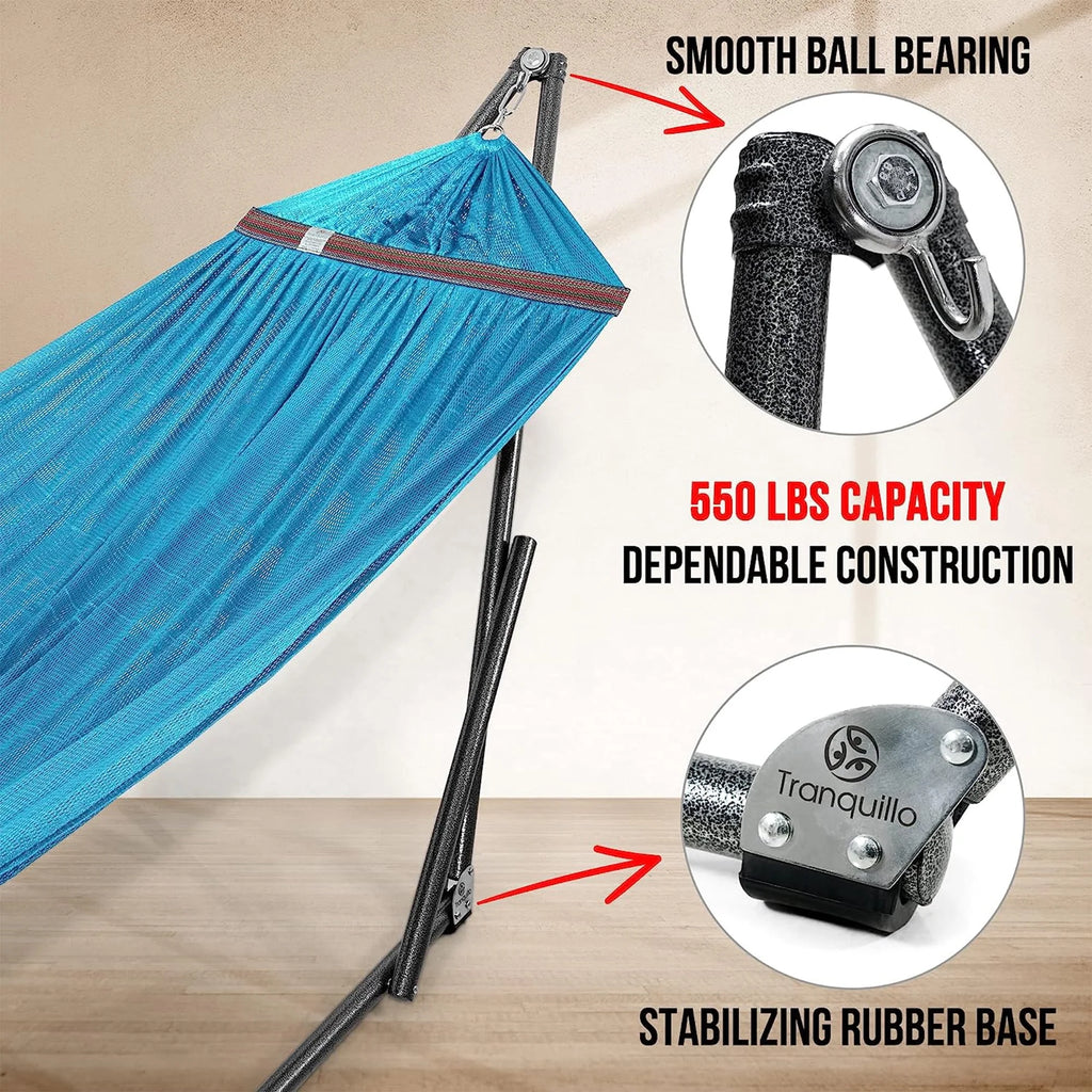 Double Hammock with Adjustable Stand & Bag B98531