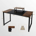 Computer Desk with Monitor Stand U9930