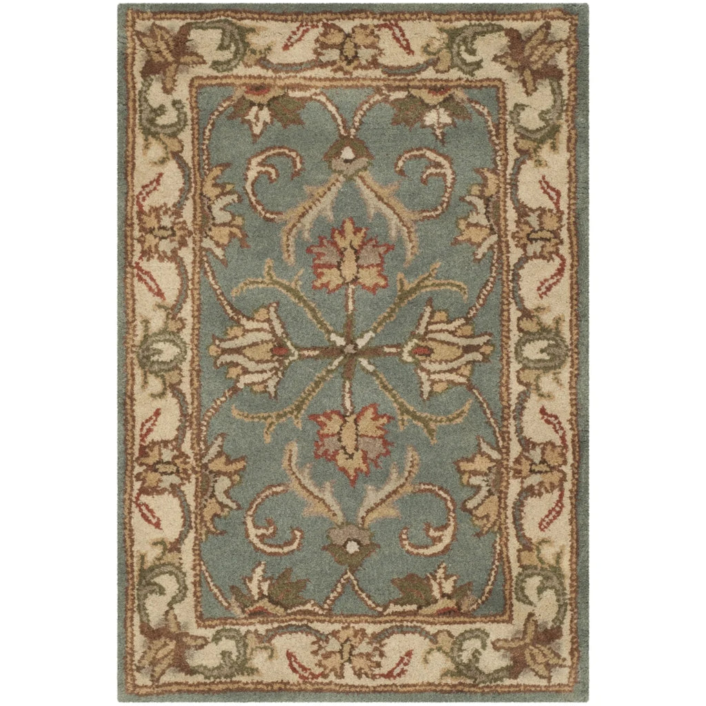 Blue Beige Traditional Wool Area Rug 9'6" x 13'6" P720