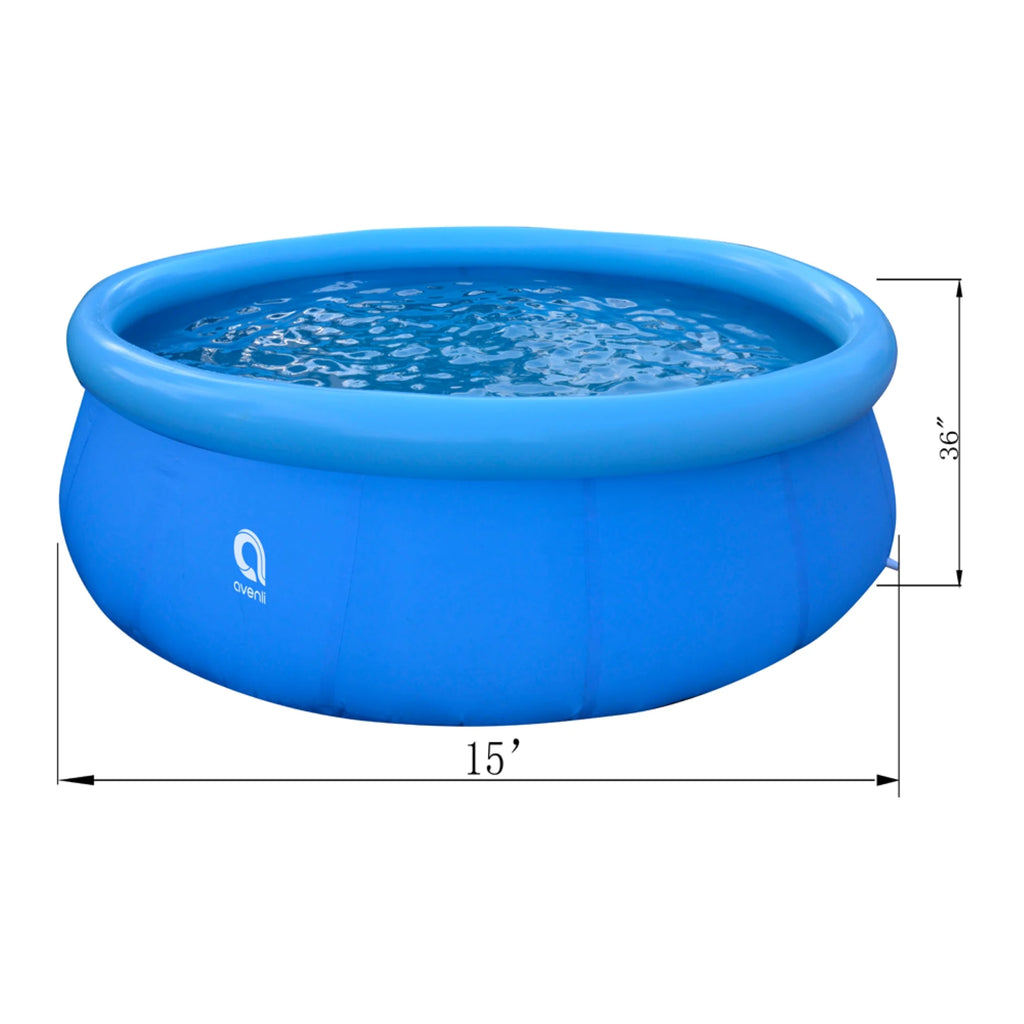 Blue Inflatable Swimming Pool V92655
