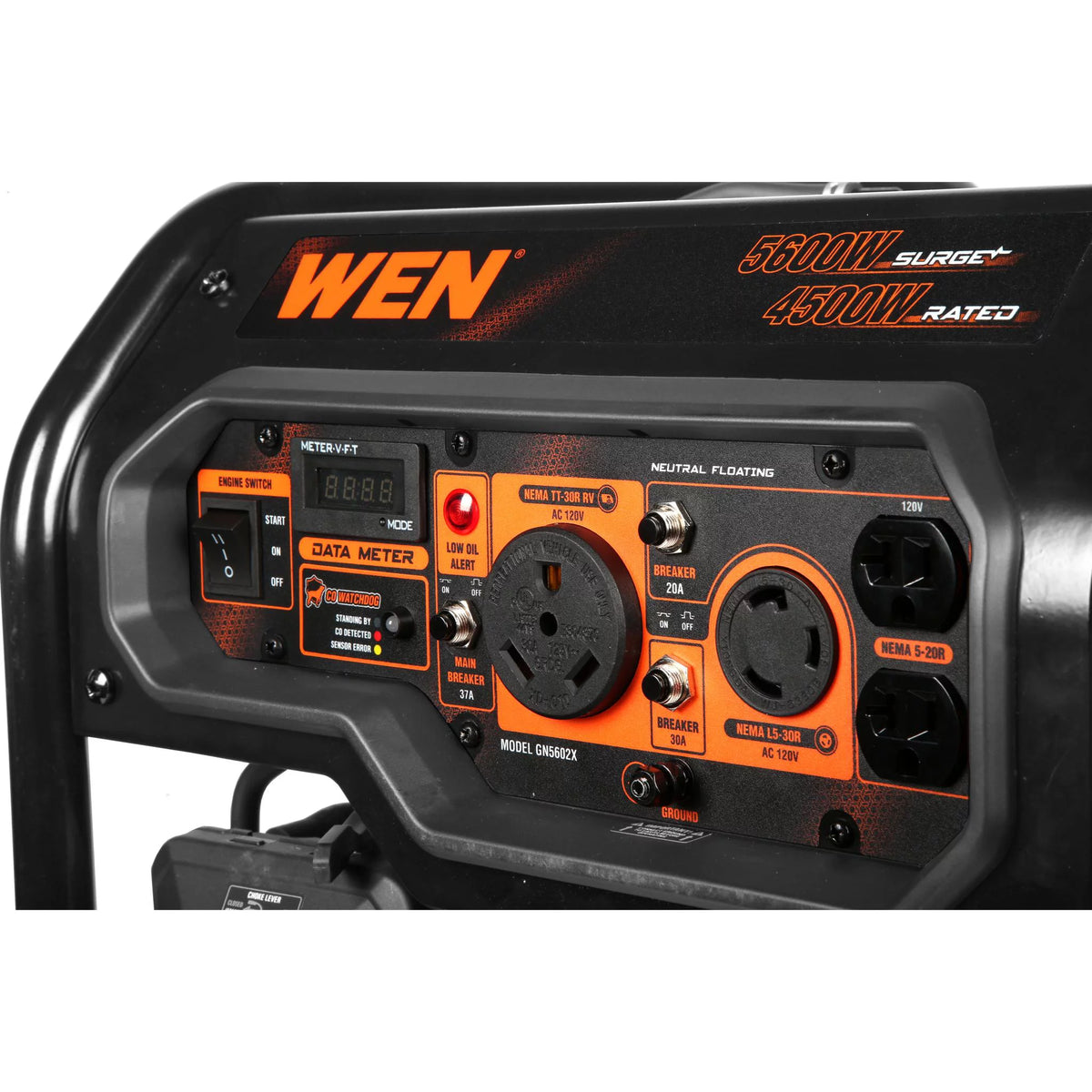 5600-Watt Portable Generator with CO Shutdown Sensor W921