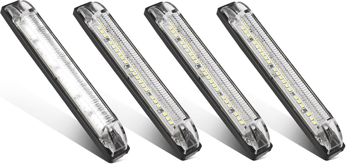 White LED Utility Strip Surface Mount Marker Lights Pack of 2 Q16183