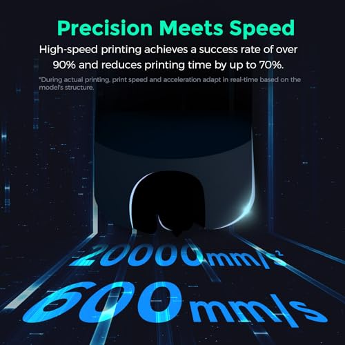 3D Printer with Auto Leveling, 600mm/s High Speed, 220x220x220mm T832982