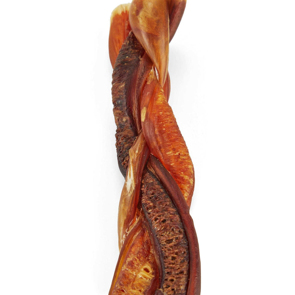 Braided Bully Stick Dog Chew O3944