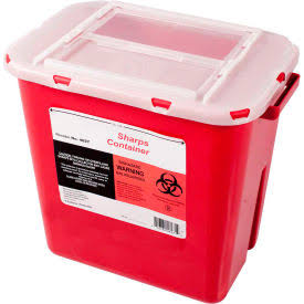 Sharps Container with Blood Borne Pathogen Training V77803