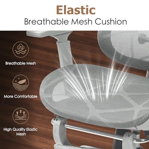 Ergonomic Mesh Office Chair with Footrest T811