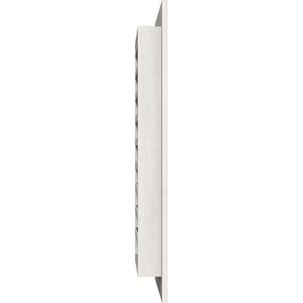 16 inch Vertical Gable Vent, Primed Smooth Western Red Cedar E16721