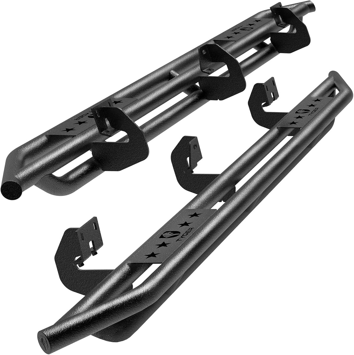 Textured Black Side Step Nerf Bars Running Boards W118