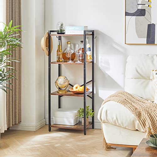 3 Tiers White Metal Bookcase Z920251