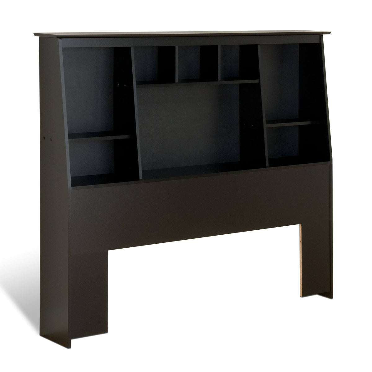 Black Full/Queen Bookcase Headboard Z4827
