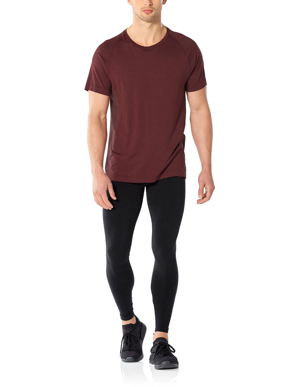 Black Seamless Tights Q58462