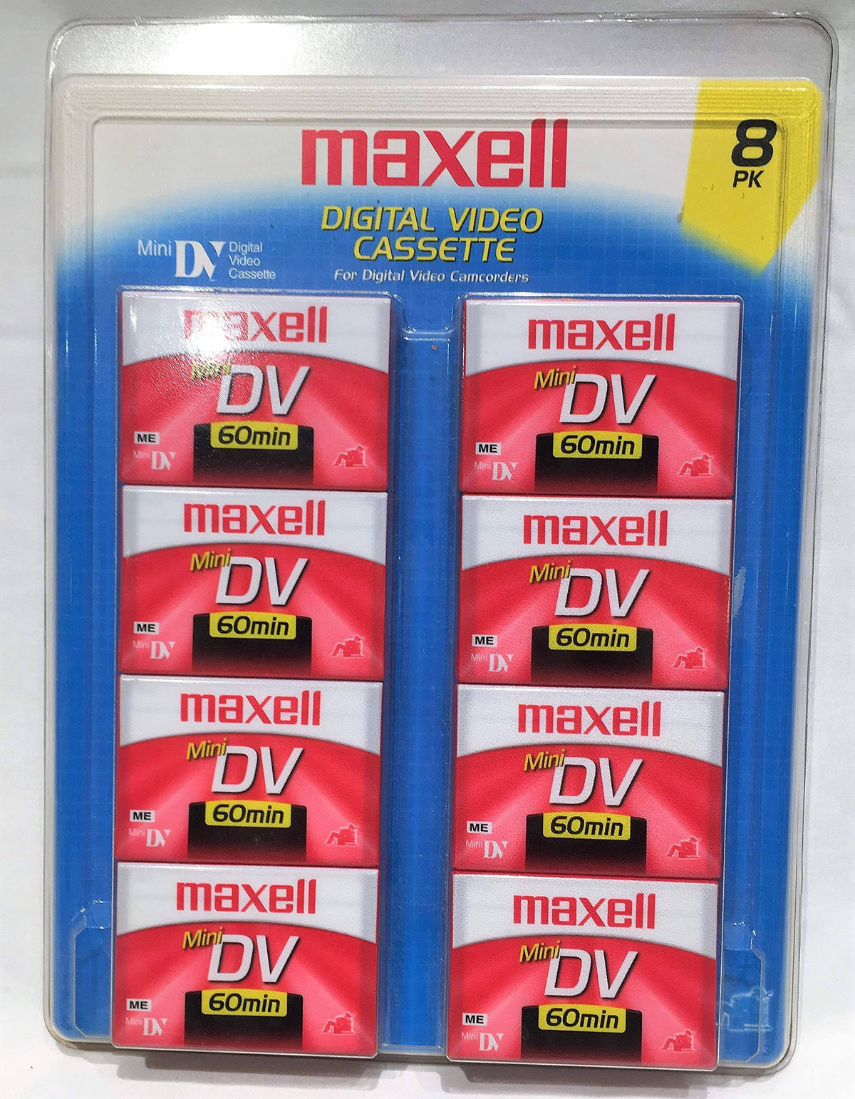 Mini DV 60min Digital Video Cassette 8 Pack V2462