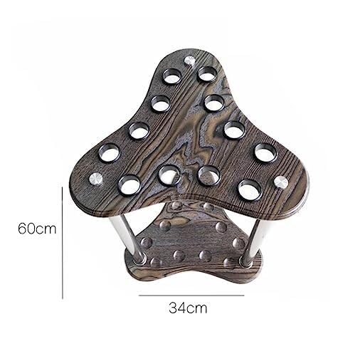 12-Hole Wooden Pool Cue Rack A18336