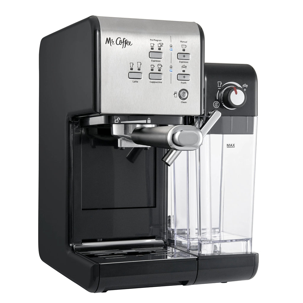 Black Espresso and Cappuccino Machine L649139