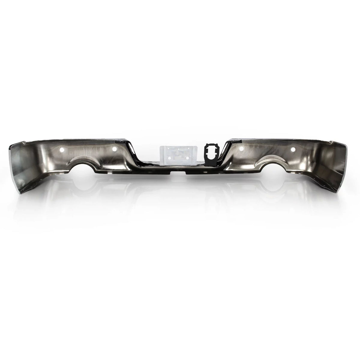 Chrome Rear Bumper Black Step with Dual Exhaust & Rear Parking Assist Sensor Q51475