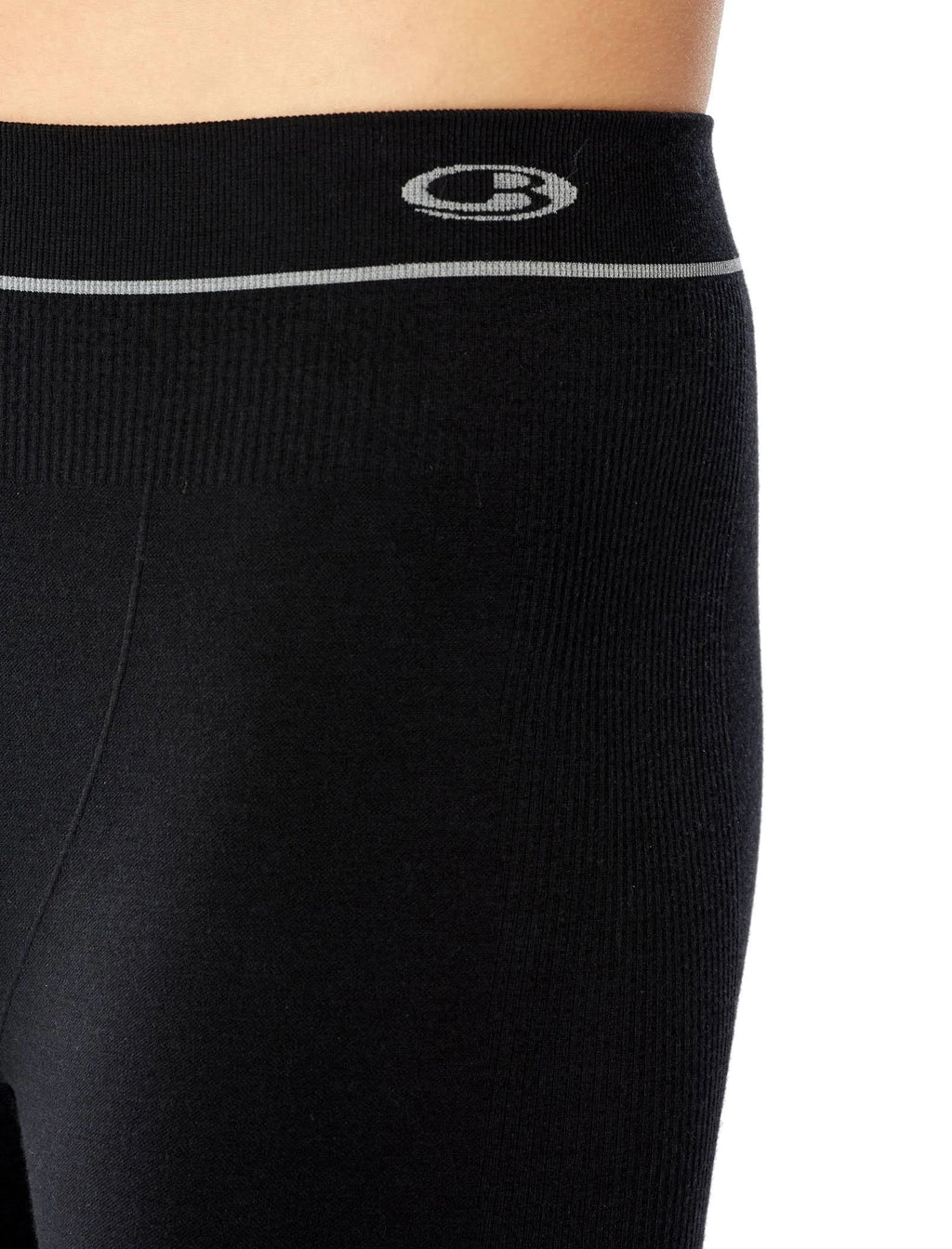 Black Seamless Tights Q58462