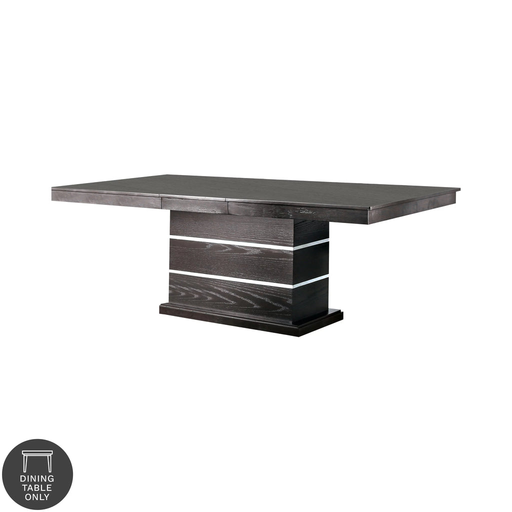 Espresso Wood Expandable Dining Table I655