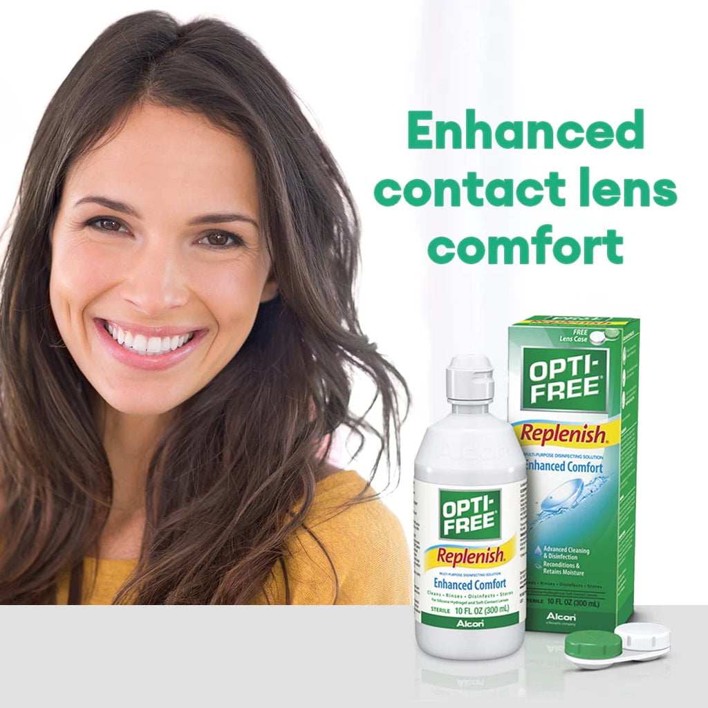 Multipurpose Contact Lens Disinfecting Solution, Two 10oz L28634