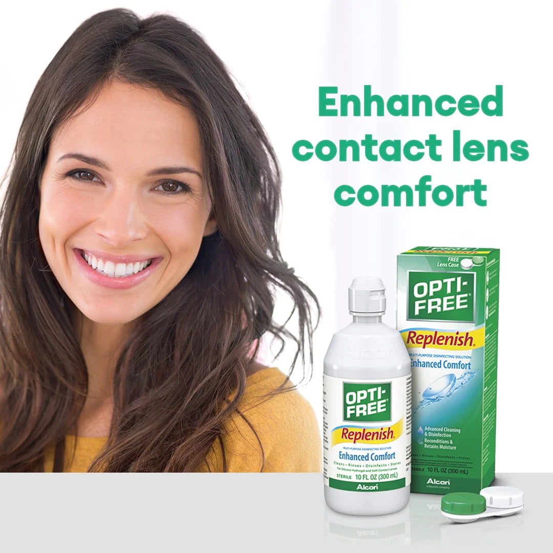 Multipurpose Contact Lens Disinfecting Solution, Two 10oz L28634
