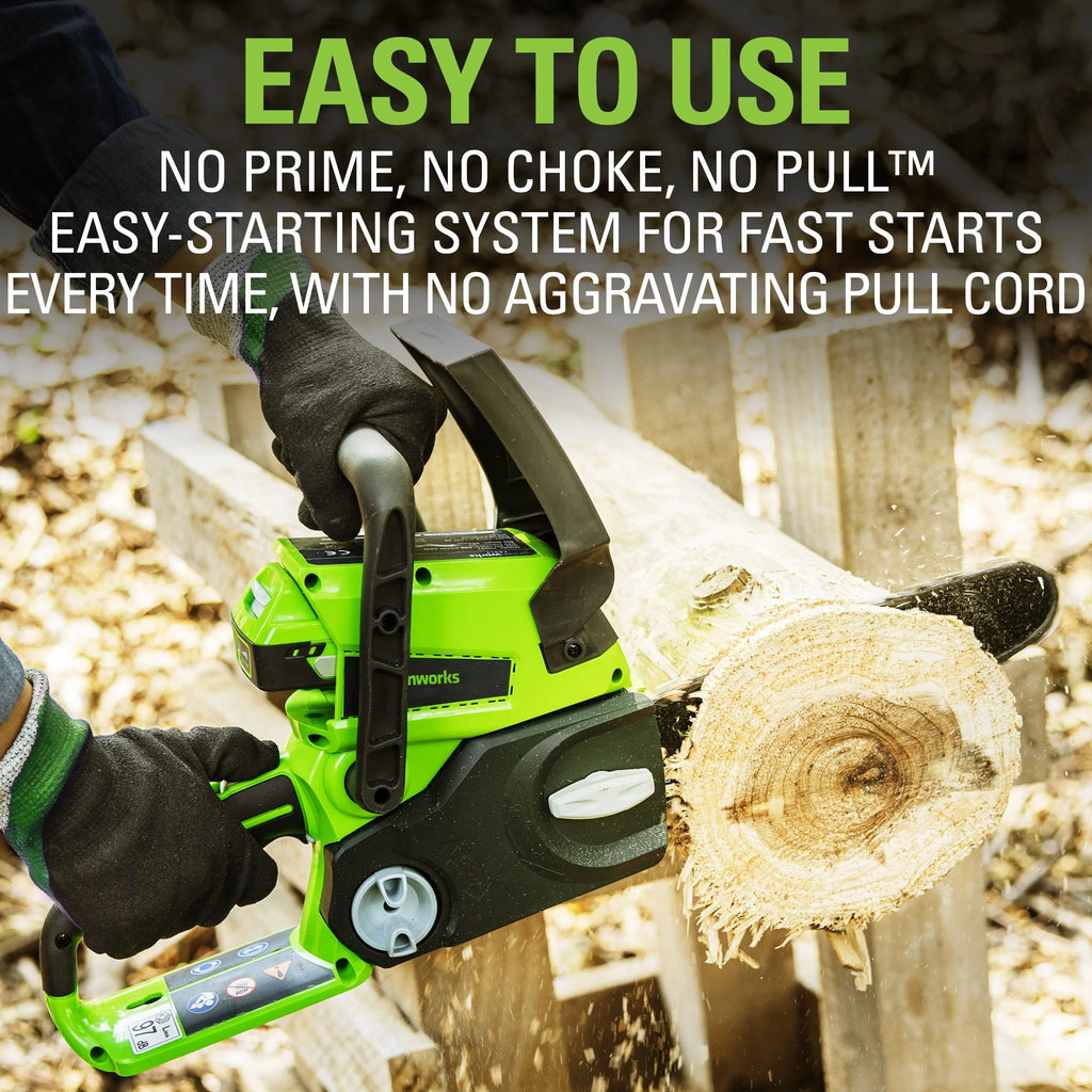 24V Cordless Chainsaw with 2.0 Ah Battery & Charger E5487