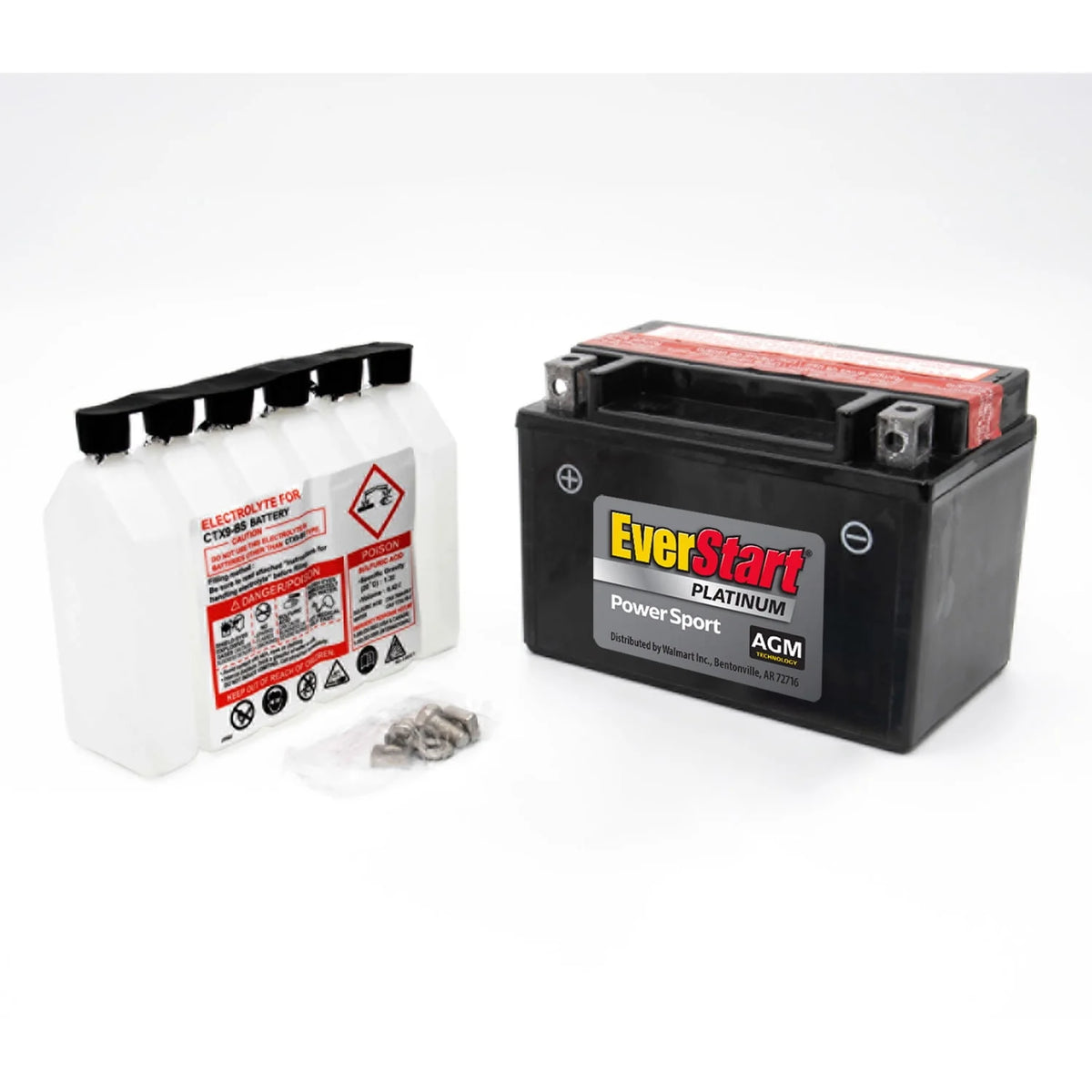 AGM Power Sport Battery Group Size 9BS 12 Volt 120 CCA B744281