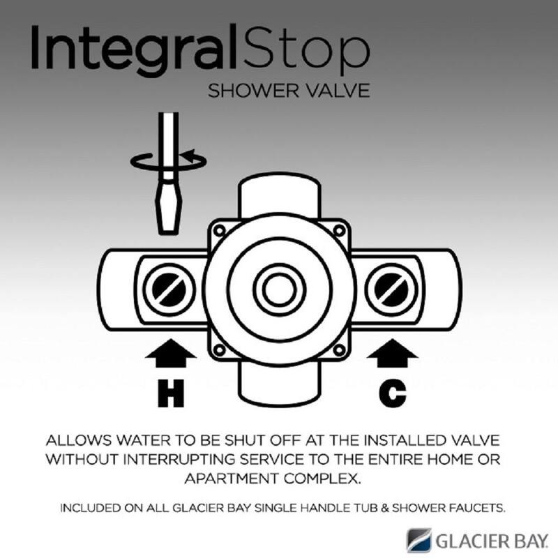 Single Handle 1-Spray Tub and Shower Faucet 1.8 GPM in Chrome X189