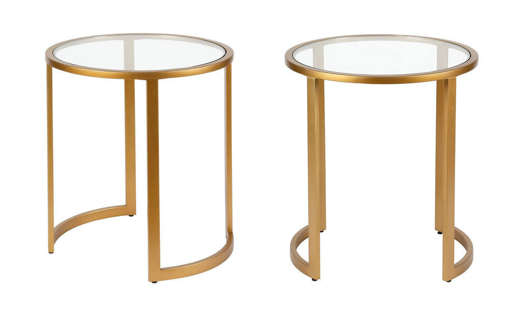 Brass Side Table L8636