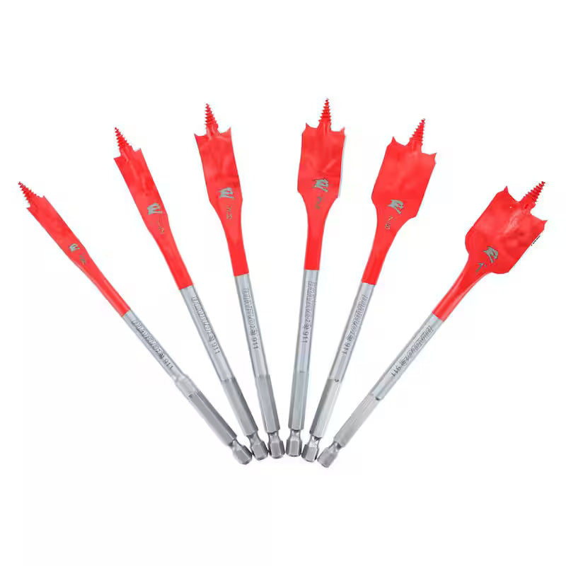 High Carbon Steel Spade Bit Set 6-Piece P525987