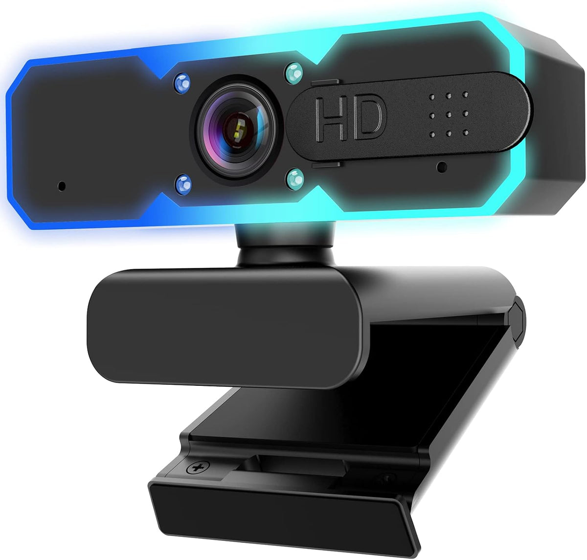Full HD 1080p Webcam with Microphone, Pack of 2 X64097