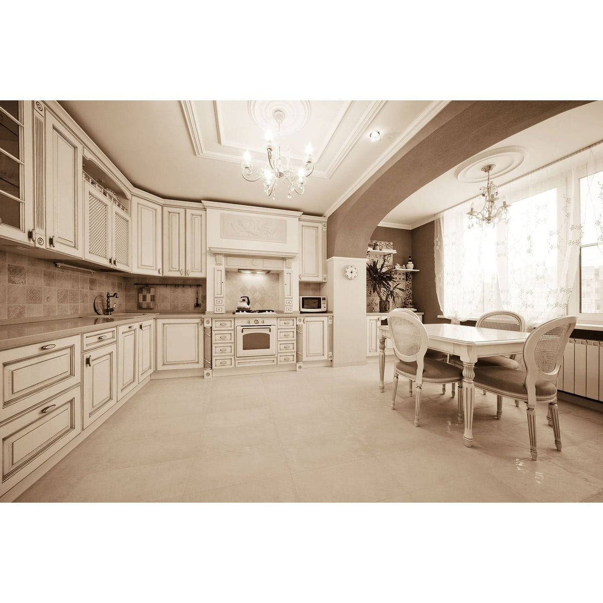30 in. Polyurethane Ceiling Medallion D9398