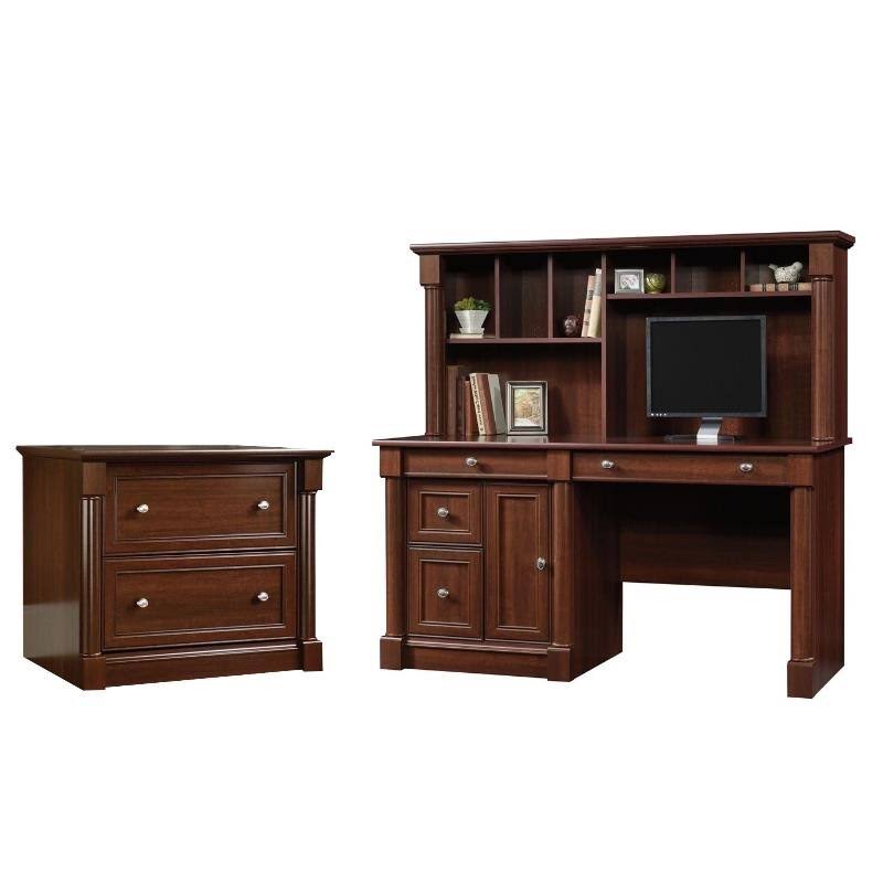 2 Piece Office Set with Computer Desk and File Cabinet E7183