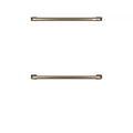 Double Wall Oven Handles Kit in Brushed Bronze B8148