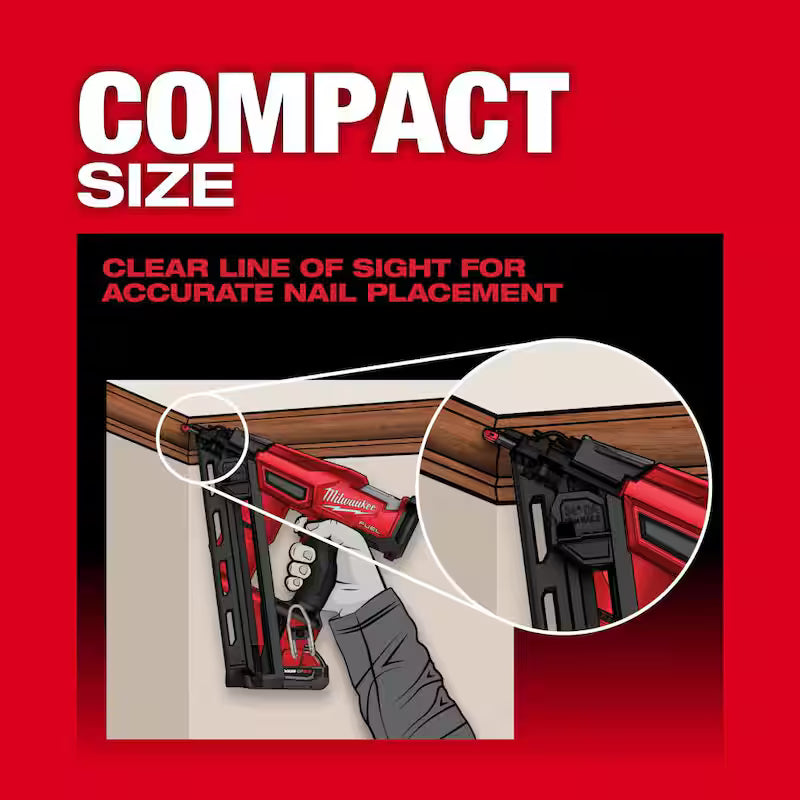 18-Volt Lithium-Ion Brushless Cordless 15-Gauge Angled Finish Nailer Kit with Battery and Charger N916