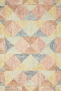 Ivory Multi Geometric Area Rug F299955