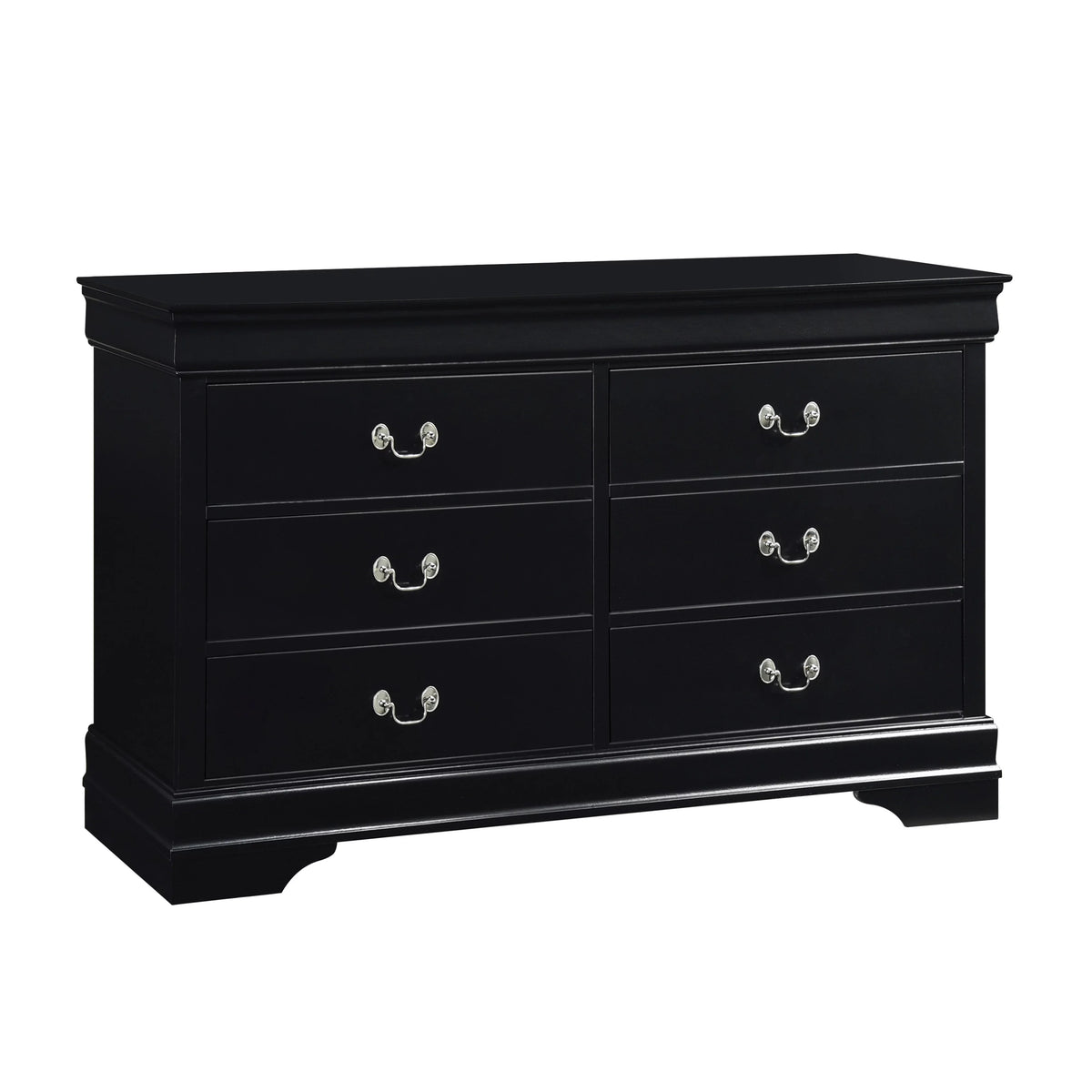 Black 6 Drawer Dresser A404346
