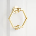 Polished Brass Door Knocker O858